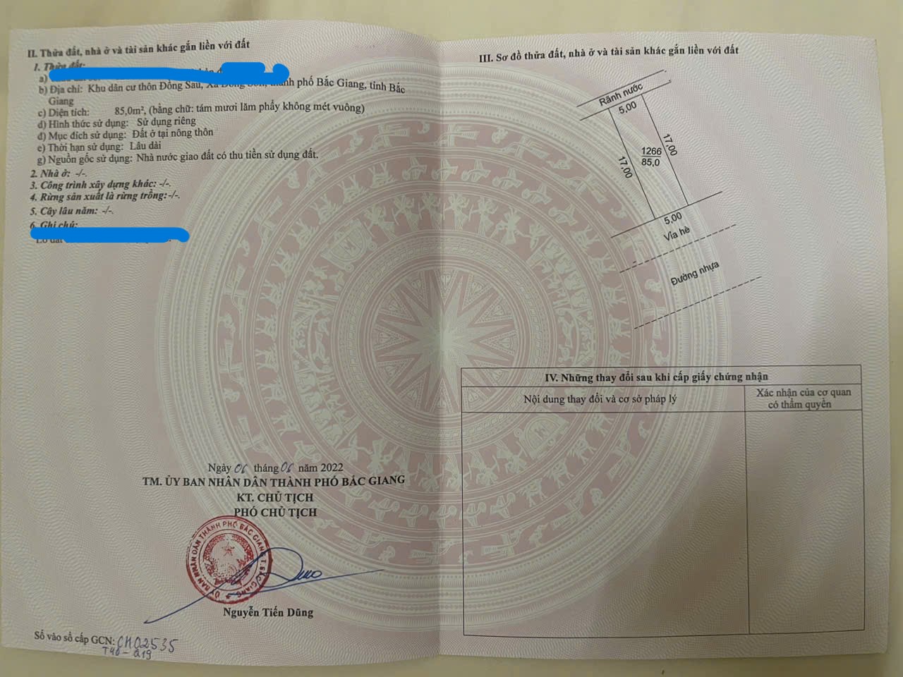 Bán 2 lô đất LKB và LKC tại khu đấu giá Đồng Sau, Đồng Sơn, TP Bắc Giang - Ảnh 1